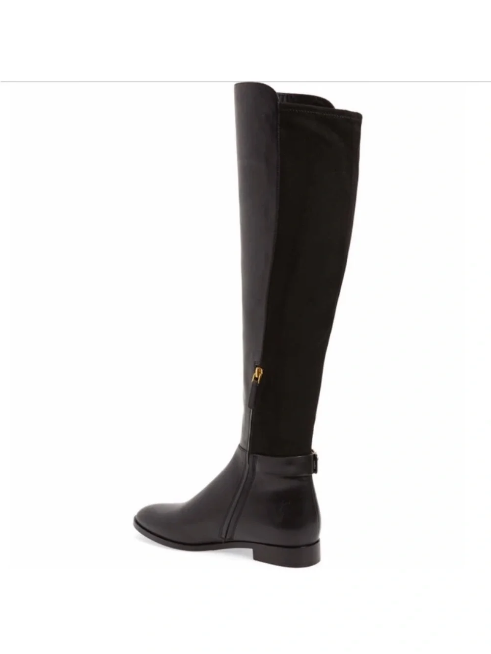 Tory Marsden Black Leather  Over The Knee Boots Size 7.5